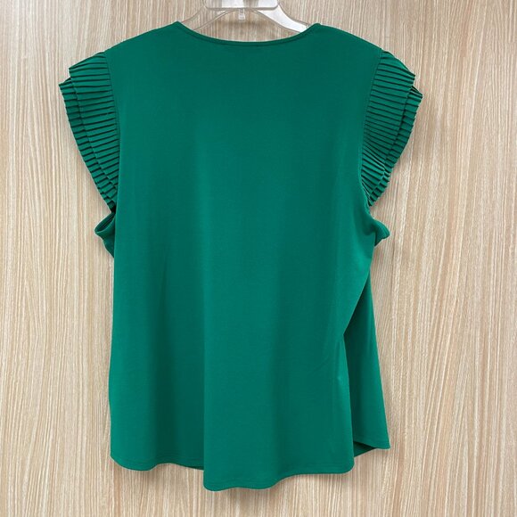 NWT Adrianna Papell Green Top Size XL - Picture 5 of 5